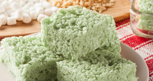 Toasted Sesame &amp; Matcha Crispy Rice Treats