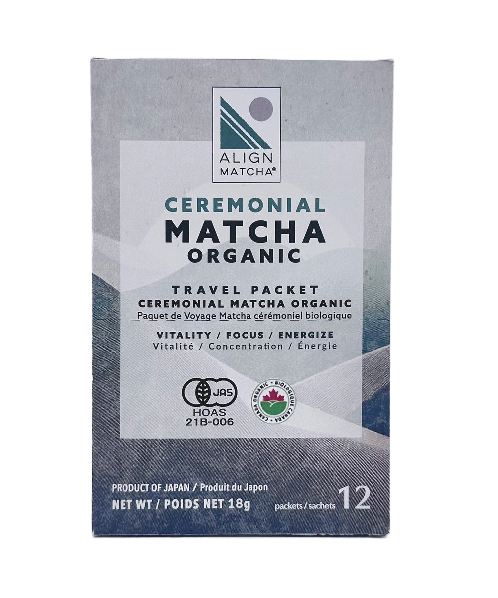 Align Travel Packet Organic 12pk/box - Align Matcha