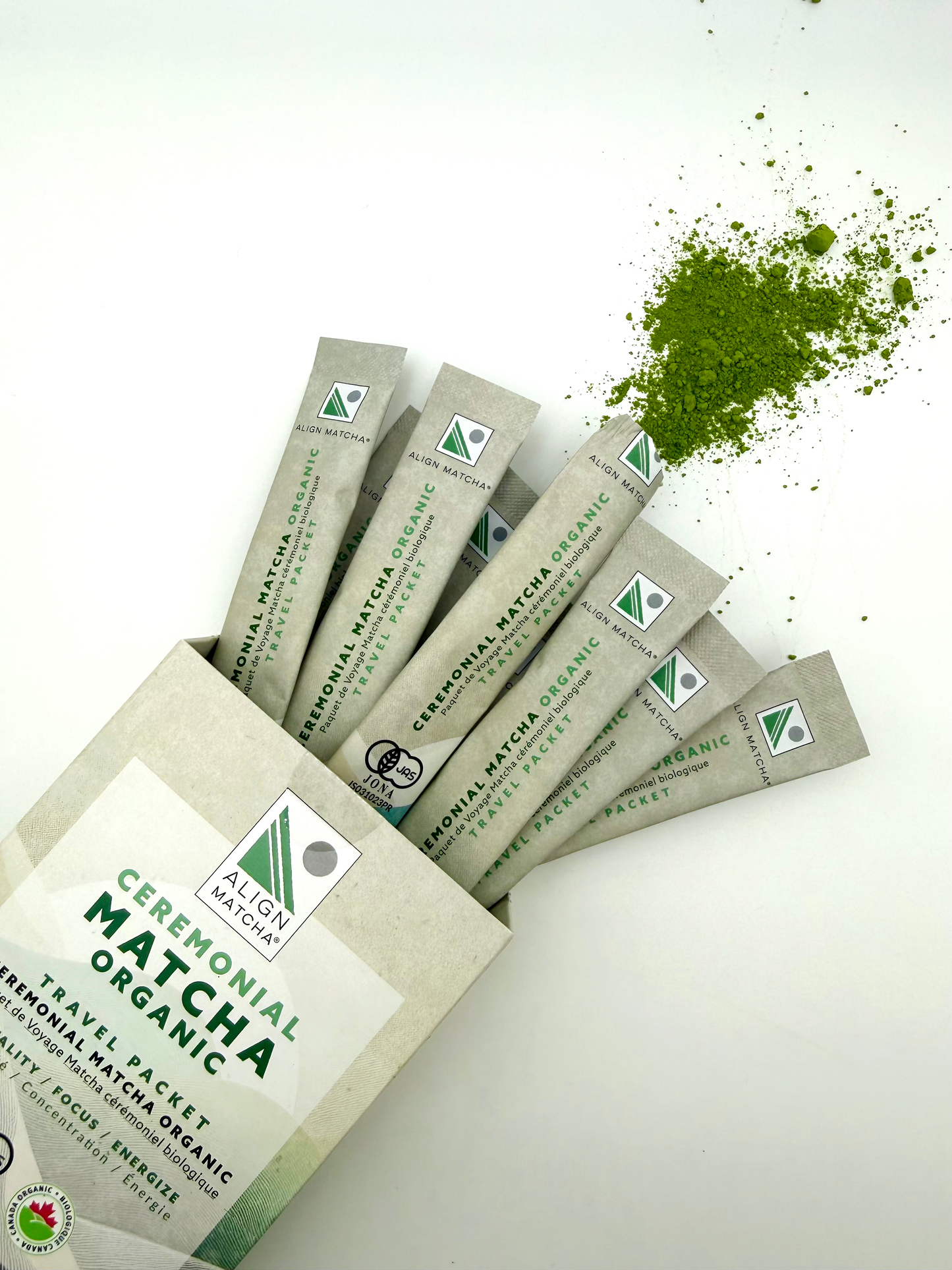 Align Travel Packet Organic 12pk/box - Align Matcha